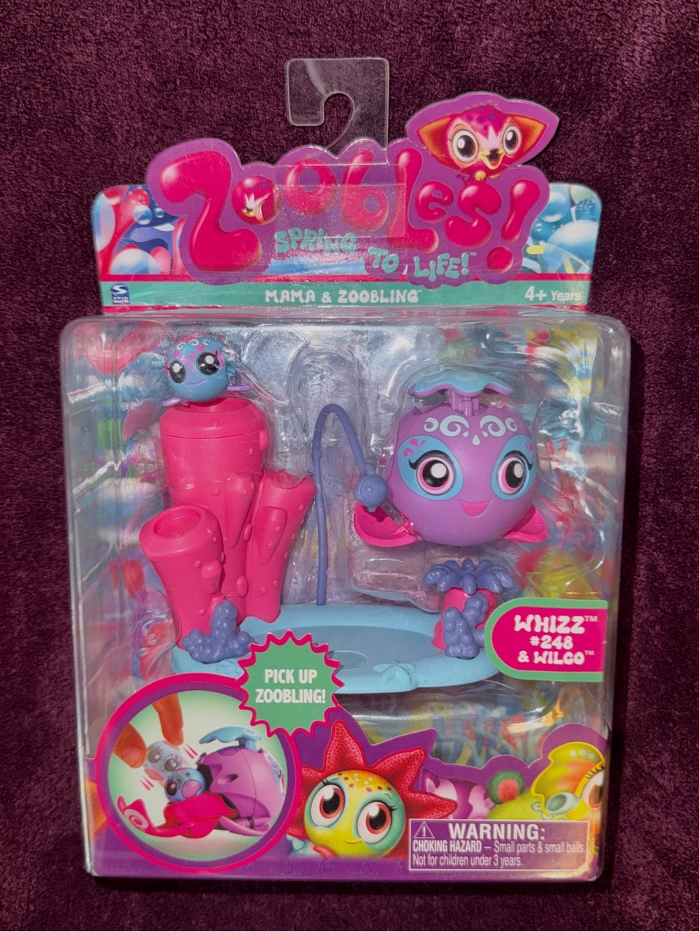 2011 Zoobles! Spring to Life! Mama & Zoobling Whizz & Wilco #248